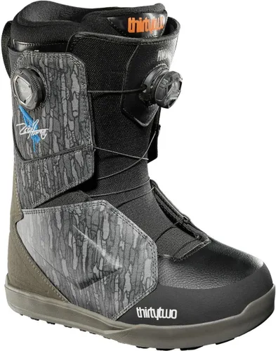 Vista 5 de ThirtyTwo Botas de snowboard BOA para niños Gris/Goma (Santa Cruz)