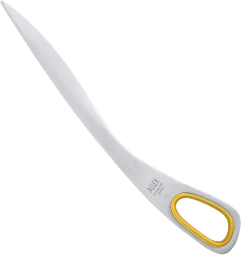 Vista 12 de ALLEX Abrecartas negro de 6.7" con espada, cuchillo abridor de sobres, hoja de acero inoxidable japonesa [revestimiento de flúor antiadherente]