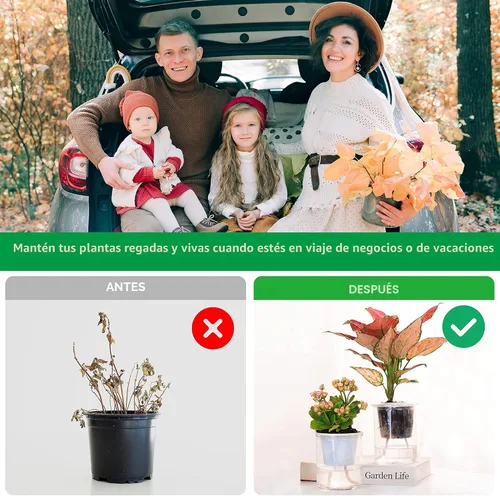 Vista 5 de ORIMERC 4.5m de cordón capilar de mecha de autorriego para vacaciones, cuidador de plantas de bricolaje, dispositivo de sistema de agua automático