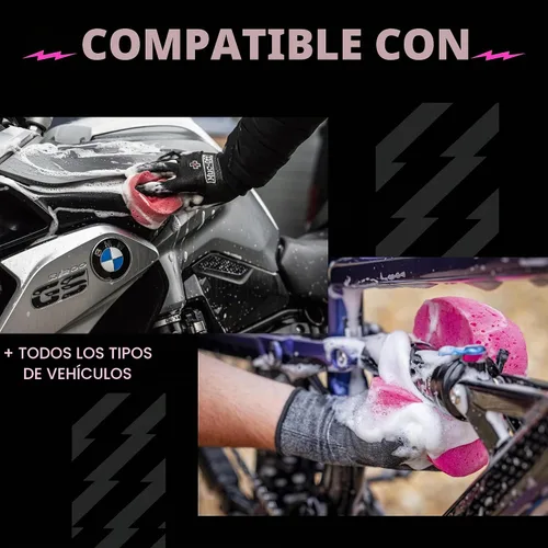 Vista 4 de Muc Off Esponja expansiva: esponja de limpieza de bicicleta Microcell de primera calidad con forma ergonómica y facilidad de uso