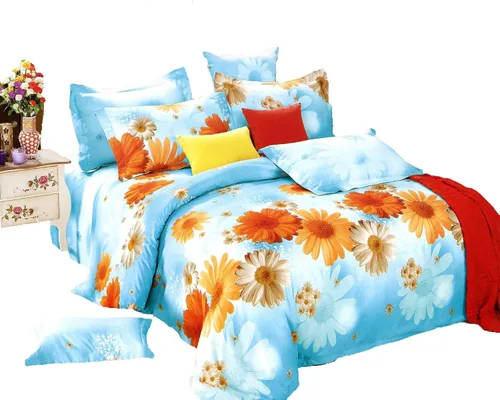 Vista 6 de Swanson Beddings Juego de cama floral 100% algodón: Funda de edredón, fundas de almohada., Algodón, Completo