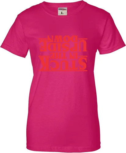 Vista 36 de Go All Out Camiseta para mujer Stuck in The Upside Down