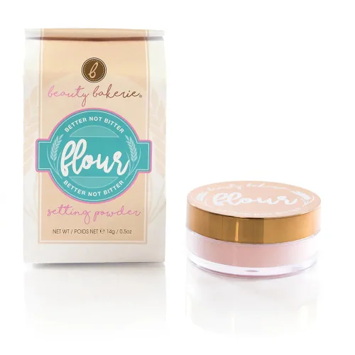 Vista 5 de Beauty Bakerie Polvo fijador de harina para base, maquillaje en polvo de cara suelta, perfecto para pieles grasas, acabado mate de larga duración