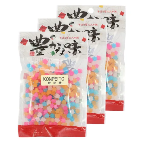 Vista 6 de Daimaru Caramelo duro japonés Konpeito 3.5oz