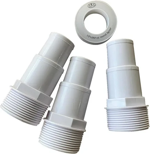 Vista 5 de FibroPool Filtro de arena para piscina de 14 pulgadas, 75 libras, sobre el suelo hasta 3500 galones, válvula multipuerto de 6 vías, compatible