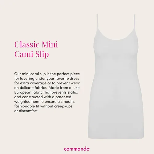 Vista 3 de commando Mini Cami Slip para mujer