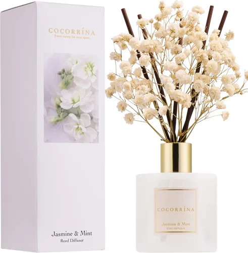 Vista 42 de Difusor de Varillas Cocorrína - Difusor Aromatizante con Aroma de Arroyo de Bambú con 8 Varillas, Difusor de Fragancia para Hogar, Decoración