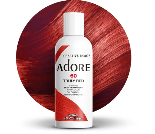 Vista 127 de Adore Tinte semipermanente verde para el cabello, vegano y sin crueldad, 4 onzas líquidas, 163 Green Apple (paquete de 1)