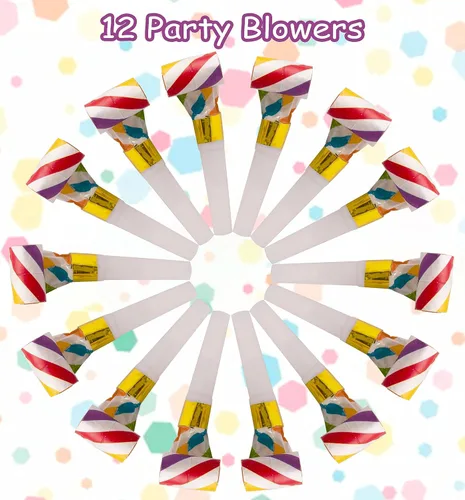 Vista 7 de Tigerdoe Sombreros de fiesta de cumpleaños, juego temático de feliz cumpleaños, suministros para fiestas y decoración, juego de 36 piezas, 12