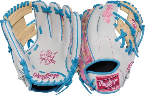 Vista 21 de 2026 Heart of the Hide Fastpitch Softball Gloves Premium Leather Camel / Azul marino Pro H Web