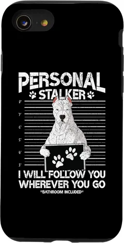 Vista 13 de Funda para iPhone 15 Dogo Argentino con diseño de perro culpable