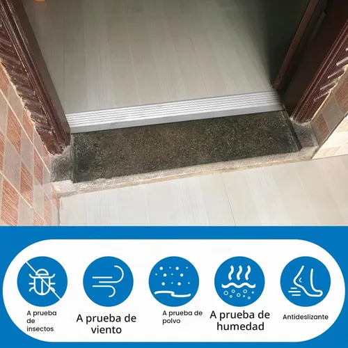 Vista 6 de 1 unids 3" W X 3/8" H X 36" L umbral de aluminio para puerta
