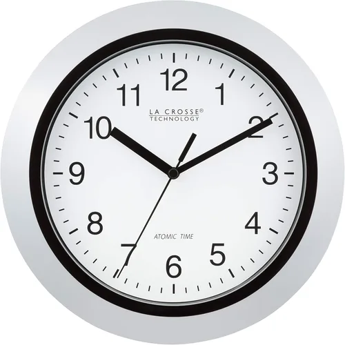 Vista 2 de La Crosse Technology Relojes de pared atómicos analógicos y digitales con temperatura