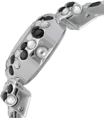 Vista 5 de Peugeot PP - Reloj de pulsera con brazalete de cristal brillante para mujer