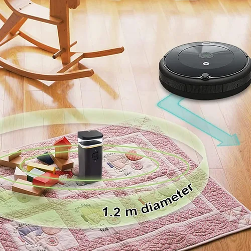 Vista 5 de Barrera de pared virtual modelo dual compatible con iRobot Roomba 500/600/700/800/900/e/i/s Series Robot Aspirador. Comparar con la parte 4636429