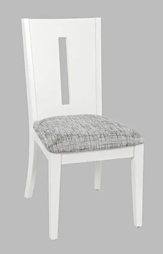 Vista 9 de Jofran Inc. Urban Icon Slotback Silla de comedor tapizada contemporánea (juego de 2)