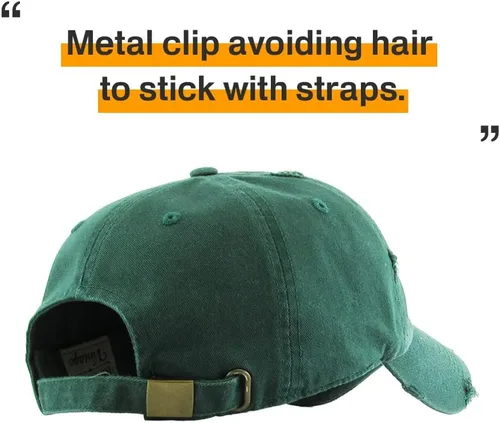 Vista 6 de KBETHOS - Gorra de béisbol ajustable de algodón desgastado vintage para papá, estilo polo, camionero, unisex