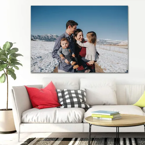 Vista 4 de SIGNFORD Papel de pared personalizado pequeño autoadhesivo para pared, arte de pared personalizado con fotos familiares, decoración de pared