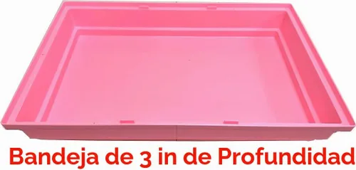 Vista 4 de Hámster de 2 niveles de color rosa Habitat Hamster Home Roedor, Gerbil Ratón Rata Alambre Jaula con Juego Completo de Accesorios Expansible