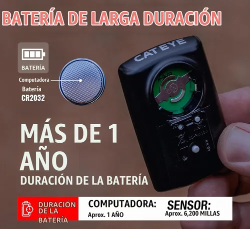 Vista 6 de CATEYE - Ordenador inalámbrico para bicicletas Padrone Plus