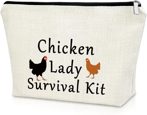 Vista 12 de Sazuwu Regalos para amantes de los animales, bolsa de maquillaje para mujer, Sé un pingüino, mantente fresco y camina a tu manera