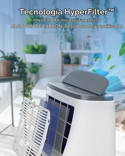 Vista 8 de Garvee Aire acondicionado portátil 3 en 1, unidad de CA de 14000 BTU