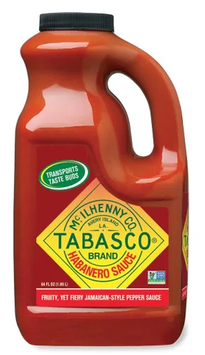Vista 8 de Salsa de pimiento Tabasco, 64 onzas, 1/2 galón