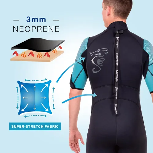 Vista 2 de Seavenger Traje de neopreno Navigator Shorty de 0.118 in