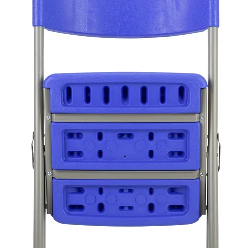 Vista 8 de Norwood Commercial Furniture Sillas plegables de plástico moldeado por soplado para eventos de interior/exterior, sillas de eventos comerciales
