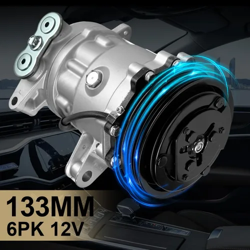 Vista 4 de Compresor de A/C con embrague compatible con Durango 2000-2003 4.7L 5.9L, para Dodge Dakota 2002-2003, para Ram 1500 2500 3500 2002-2003, CO 4854C