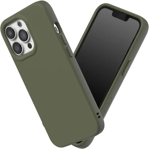 Vista 3 de RhinoShield Funda compatible con iPhone 13 Pro, funda protectora de diseño delgado absorbente de golpes con acabado mate de alta calidad de Fibra