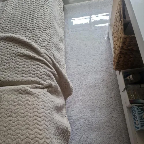 Vista 6 de Tapete para silla de oficina, protector de alfombra, tapete de escritorio de 0.06 pulgadas, tapete de vinilo de PVC, protector de suelo, protector