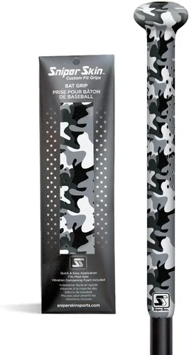 Vista 10 de SNIPER SKIN Baseball & Softball Bat Grip - Replacement Bat Grip Wrap - Easy Install, Strong, Waterproof, Tacked for Performance