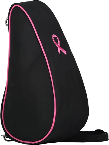 Vista 13 de AmeriBag Bolsa de espalda saludable 10" microfibra Crossbody Sling Baglett Negro