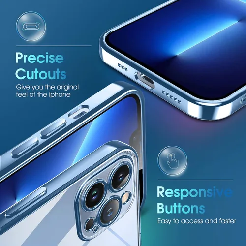 Vista 325 de Supdeal Funda cristalina transparente para iPhone 11, [No se amarillea] [Protección de la cámara] [Probado contra caídas de grado militar] Funda