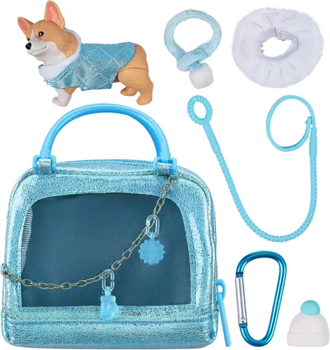 Vista 6 de REAL LITTLES - Transportín Coleccionable de Micro Cachorro con 1 Micro Cachorro y 5 Micro Sorpresas Funcionales Adentro! Los Estilos Pueden Variar