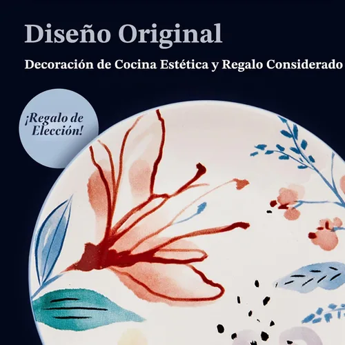 Vista 8 de Bico Blossom Symphony Soporte para Cucharas para Estufa, Soporte de Cuchara de Cerámica para Encimera de Cocina, Soporte para Cuchara de Café Fácil