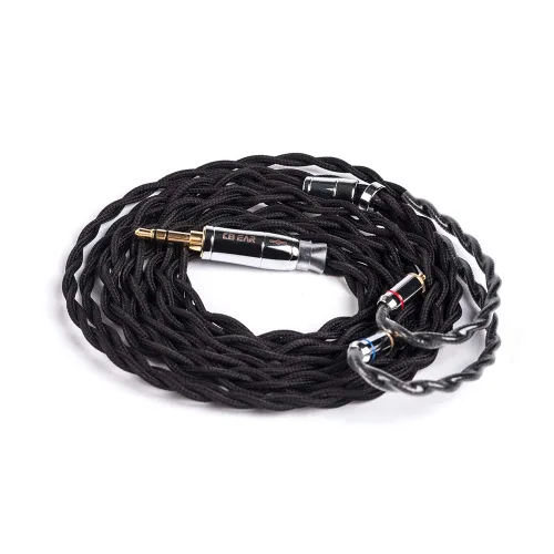 Vista 16 de KBEAR - Cable de auriculares de 4 núcleos y 2 pines [suave], cable de actualización 5N UPOCC Singel, cable desmontable IEM con enchufe de 0.098 in