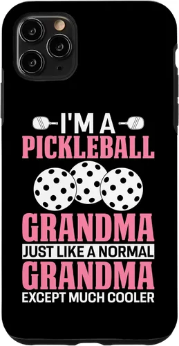 Vista 12 de Funda para iPhone 12 mini Pickleball Grandma Much Cooler Pickle Ball Player Case
