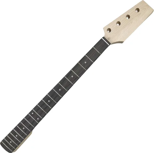 Vista 5 de DBL Kit de guitarra bajo DIY, 4 cuerdas diestras con cuerpo de tilo, construye tu propio bajo