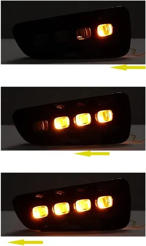 Vista 2 de Luz antiniebla LED izquierda derecha compatible con Ford F-150 Raptor 2009-2014 (xenón blanco + ámbar)
