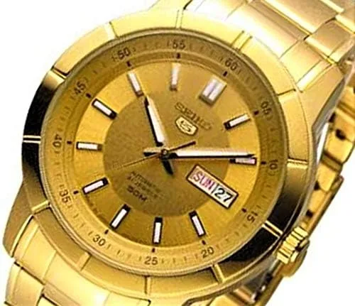 Vista 2 de Seiko Seiko 5 reloj automático de oro para hombre SNKN62
