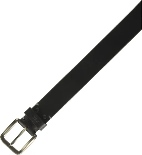 Vista 3 de Fossil Cinturón de cuero negro para hombre