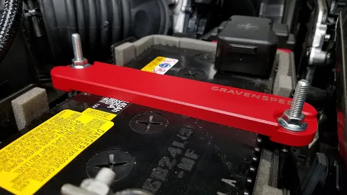 Vista 2 de CravenSpeed Amarre de batería para Mazda ND MX-5 Miata 2016-2025 Hecho de aluminio ligero Fuerte y seguro Mecanizado y recubierto de polvo