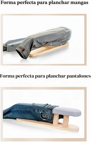Vista 4 de Pantalones acolchados y tablas de planchar de manga con acolchado ultra grueso, tabla de planchar de doble cara, gris