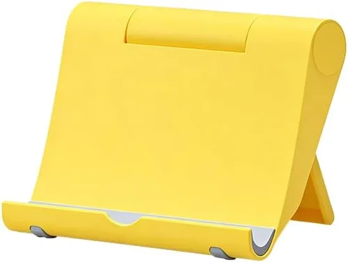 Vista 16 de Soporte para tableta, soporte plegable ajustable para teléfono celular, compatible con la mayoría de iPad y teléfonos inteligentes, accesorio
