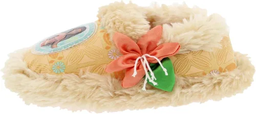 Vista 5 de Disney Moana - Pantuflas de felpa para niña pequeña con piel sintética 11-12 M EE UU para niño pequeño coral Coral
