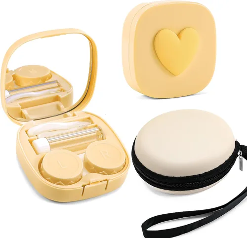 Vista 7 de FEISEDY Portátil Lindo Lente De Contacto Herramienta Removedor De Caso Con Espejo Pinzas Kit Para Mujeres Y Niña B0081