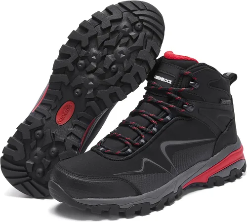 Vista 2 de NS - Botas de senderismo para hombre, impermeables, ligeras, para senderismo