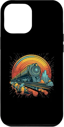 Vista 25 de Funda para iPhone 16 Train Locomotora y modelo de trenes de ferrocarril